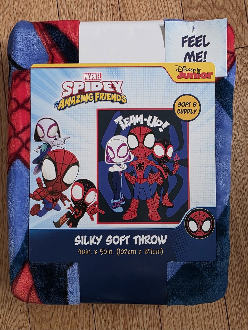 Disney Junior Marvel Spidey And His Amazing Friends Silky Soft Throw Blanket